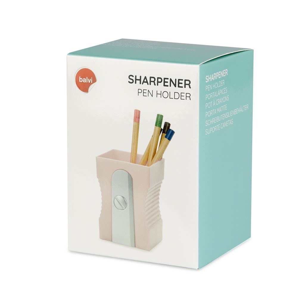 Balvi pencil holder Sharpener pink plastic sharpener Balvi